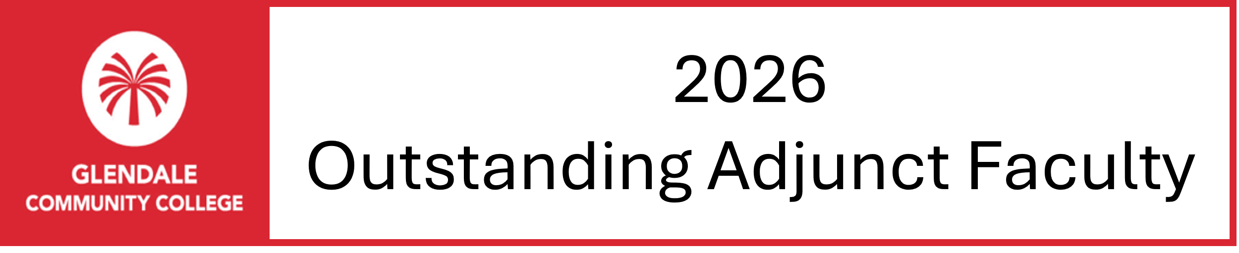 2026 Outstanding Adjunct Faculty